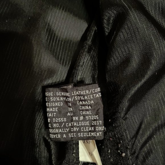 EUC Danier Men's Leather Coat sz M - Picture 16 of 16